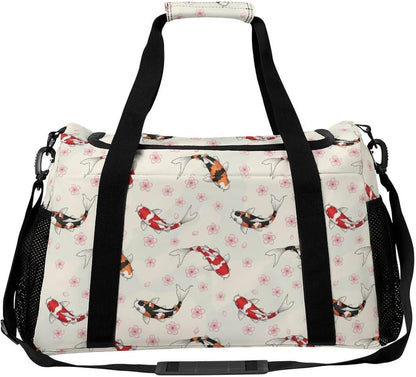 Foldable Carry On Travel Duffel Weekender Bag Lightweight Overnight Tote Bag for Men Women Sport
