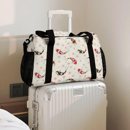 Foldable Carry On Travel Duffel Weekender Bag Lightweight Overnight Tote Bag for Men Women Sport