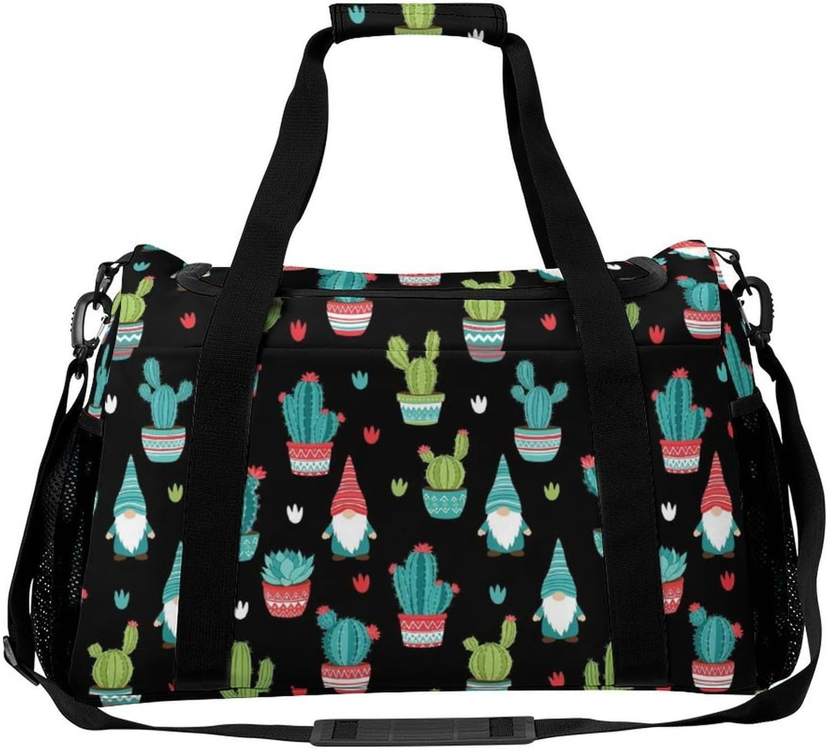 Foldable Carry On Travel Duffel Weekender Bag Lightweight Overnight Tote Bag for Men Women Sport
