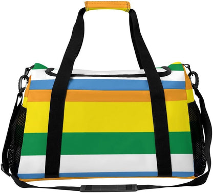 Foldable Carry On Travel Duffel Weekender Bag Lightweight Overnight Tote Bag for Men Women Sport