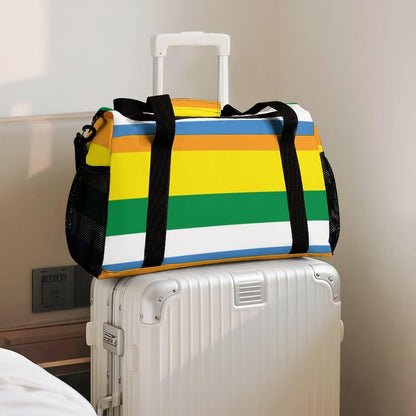 Foldable Carry On Travel Duffel Weekender Bag Lightweight Overnight Tote Bag for Men Women Sport