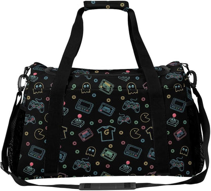Foldable Carry On Travel Duffel Weekender Bag Lightweight Overnight Tote Bag for Men Women Sport