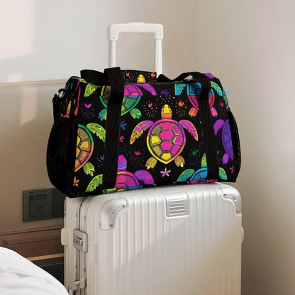 Foldable Carry On Travel Duffel Weekender Bag Lightweight Overnight Tote Bag for Men Women Sport
