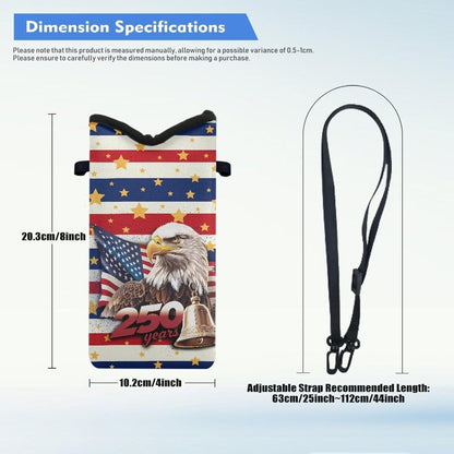 Women Men Crossbody Phone Bag Lightweight Neoprene Cellphone Case Waterproof Phone Carry Pouch for iPhone 15/14/ 13 Pro Max, for Samsung S24, S23+, A25, A35, Hummingbird Floral Pattern - Colors A