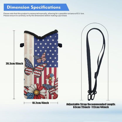 Women Men Crossbody Phone Bag Lightweight Neoprene Cellphone Case Waterproof Phone Carry Pouch for iPhone 15/14/ 13 Pro Max, for Samsung S24, S23+, A25, A35, Hummingbird Floral Pattern - Colors A