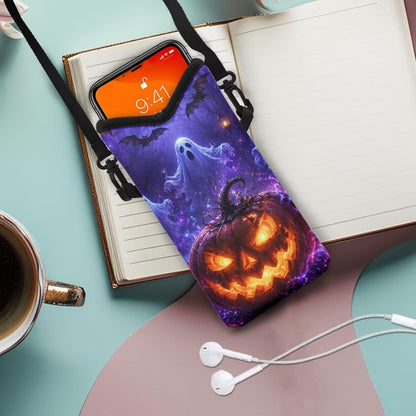 Women Men Crossbody Phone Bag Lightweight Neoprene Cellphone Case Waterproof Phone Carry Pouch for iPhone 15/14/ 13 Pro Max, for Samsung S24, S23+, A25, A35, Hummingbird Floral Pattern - Colors A