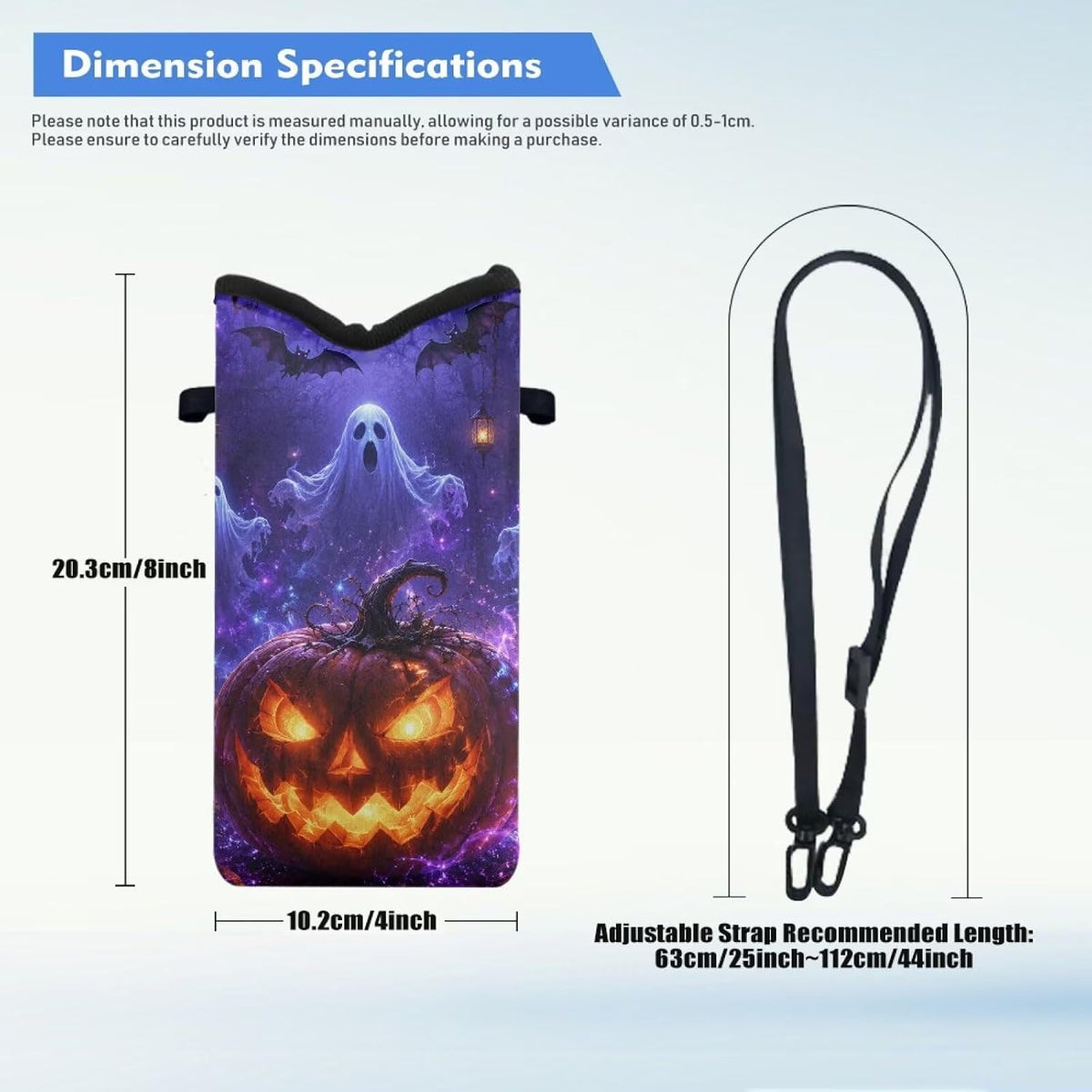Women Men Crossbody Phone Bag Lightweight Neoprene Cellphone Case Waterproof Phone Carry Pouch for iPhone 15/14/ 13 Pro Max, for Samsung S24, S23+, A25, A35, Hummingbird Floral Pattern - Colors A
