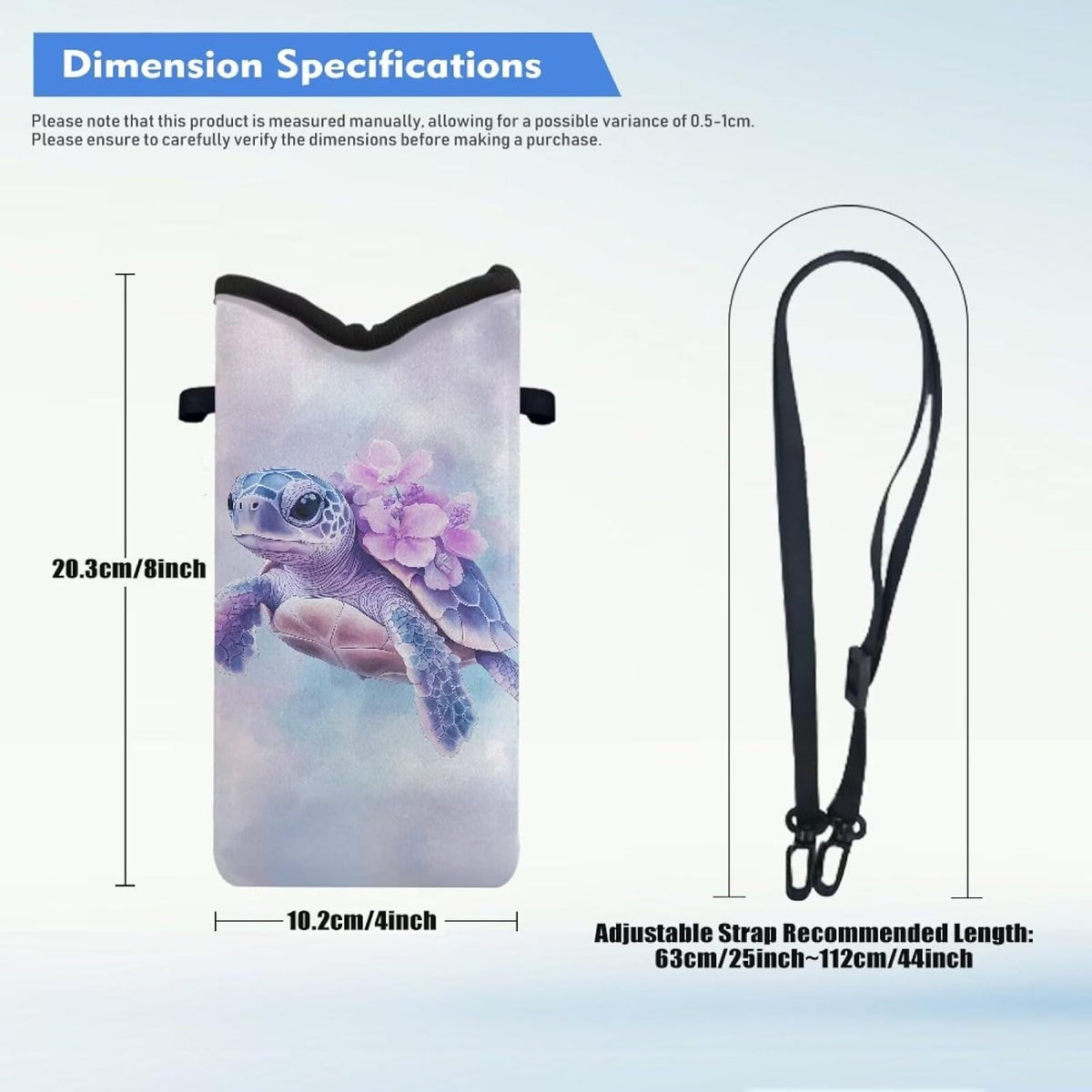 Women Men Crossbody Phone Bag Lightweight Neoprene Cellphone Case Waterproof Phone Carry Pouch for iPhone 15/14/ 13 Pro Max, for Samsung S24, S23+, A25, A35, Hummingbird Floral Pattern - Colors A