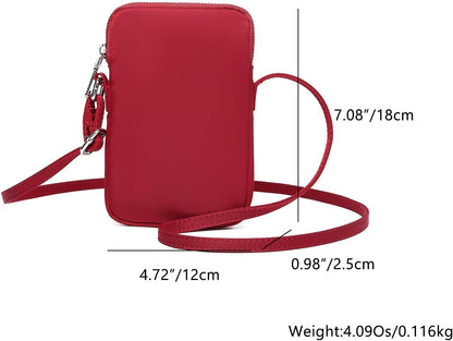 Small Crossbody Cell Phone Purse for Women Lightweight Shoulder Wallet Bag with Card Slots - Colors A