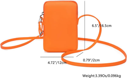 Small Crossbody Cell Phone Purse for Women Lightweight Shoulder Wallet Bag with Card Slots - Colors A