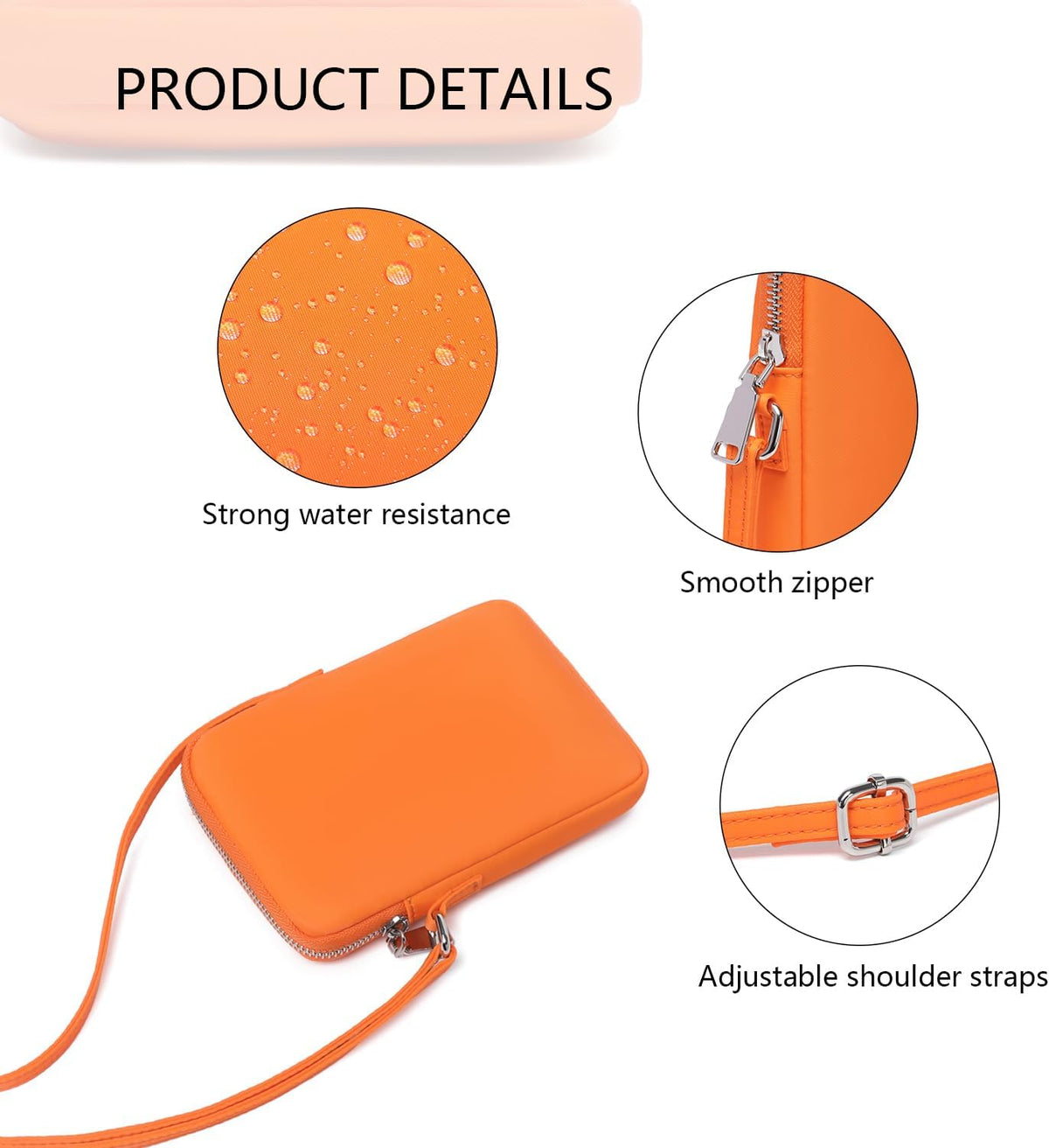 Small Crossbody Cell Phone Purse for Women Lightweight Shoulder Wallet Bag with Card Slots - Colors A