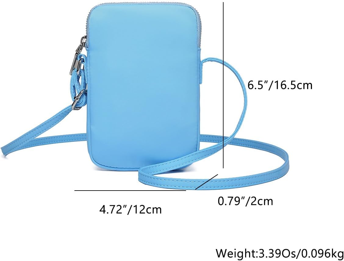 Small Crossbody Cell Phone Purse for Women Lightweight Shoulder Wallet Bag with Card Slots - Colors A