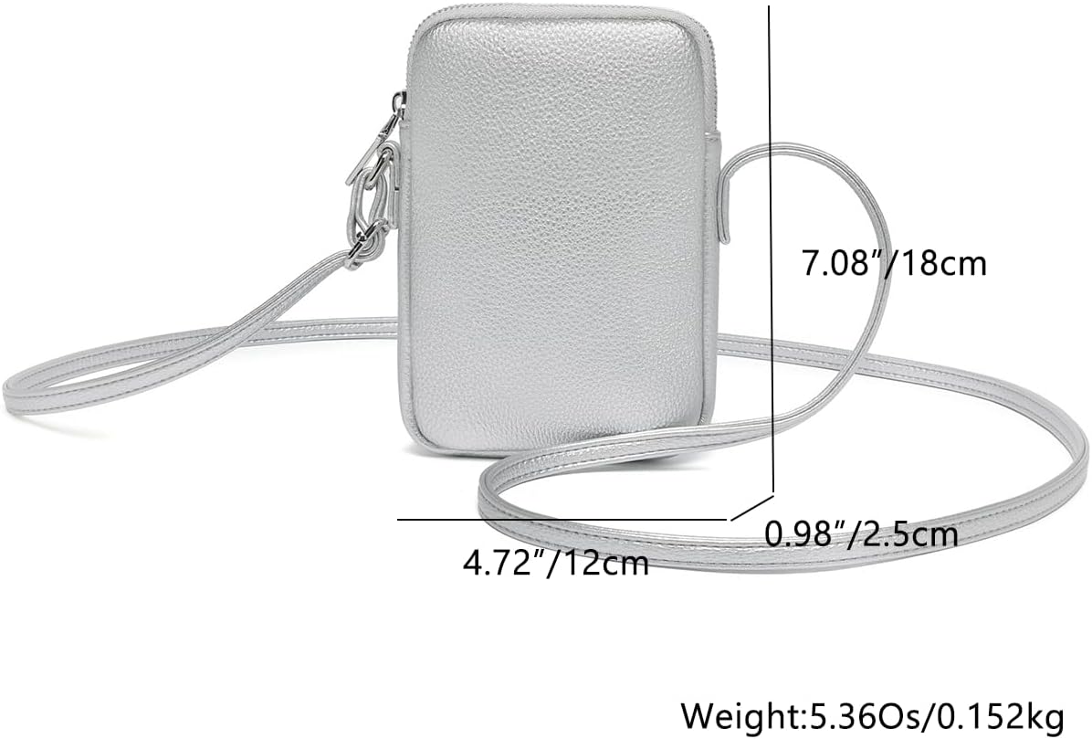 Small Crossbody Cell Phone Purse for Women Lightweight Shoulder Wallet Bag with Card Slots - Colors A