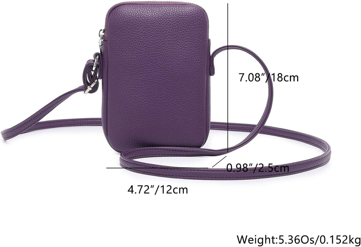 Small Crossbody Cell Phone Purse for Women Lightweight Shoulder Wallet Bag with Card Slots - Colors A