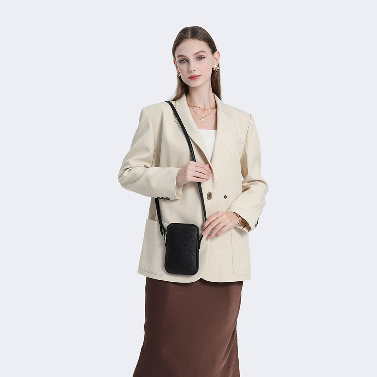 Small Crossbody Cell Phone Purse for Women Lightweight Shoulder Wallet Bag with Card Slots - Colors A