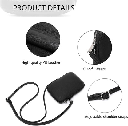 Small Crossbody Cell Phone Purse for Women Lightweight Shoulder Wallet Bag with Card Slots - Colors A