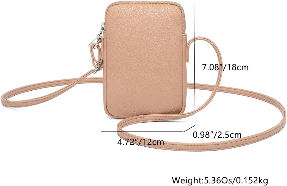 Small Crossbody Cell Phone Purse for Women Lightweight Shoulder Wallet Bag with Card Slots - Colors A