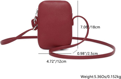 Small Crossbody Cell Phone Purse for Women Lightweight Shoulder Wallet Bag with Card Slots - Colors A