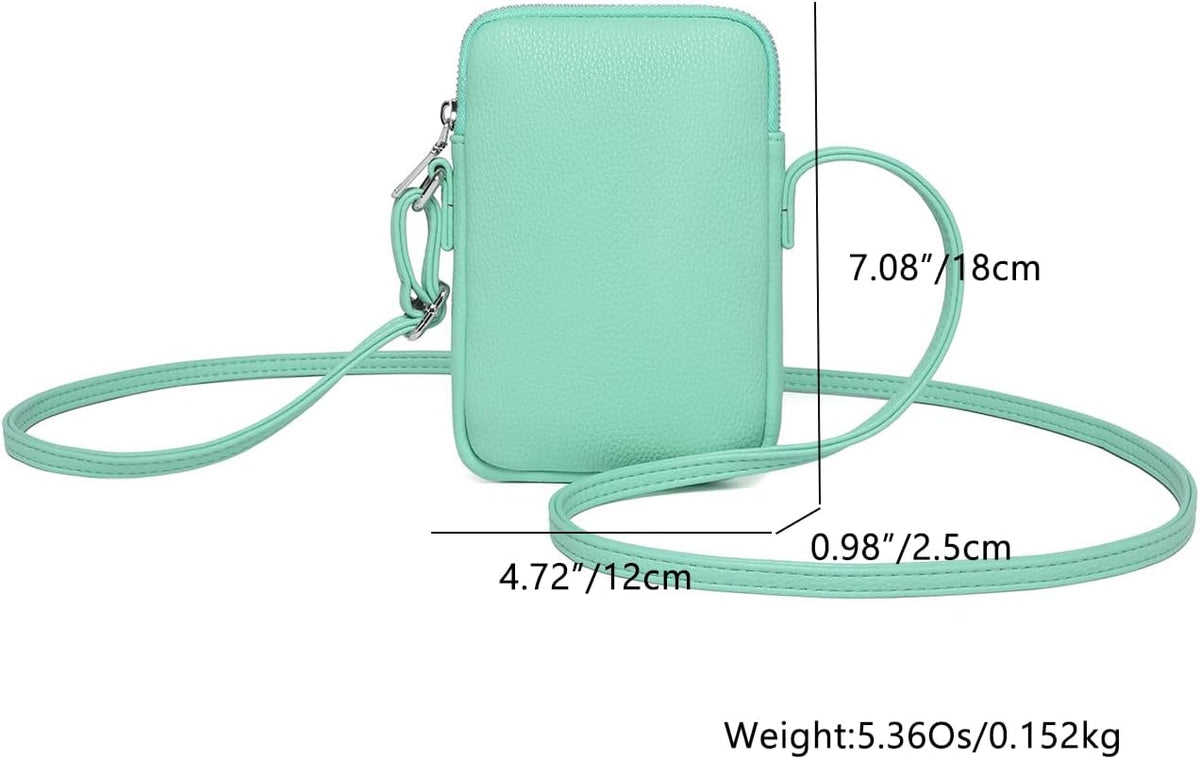Small Crossbody Cell Phone Purse for Women Lightweight Shoulder Wallet Bag with Card Slots - Colors A