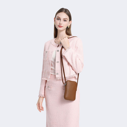 Small Crossbody Cell Phone Purse for Women Lightweight Shoulder Wallet Bag with Card Slots - Colors A