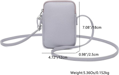 Small Crossbody Cell Phone Purse for Women Lightweight Shoulder Wallet Bag with Card Slots - Colors A