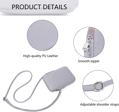 Small Crossbody Cell Phone Purse for Women Lightweight Shoulder Wallet Bag with Card Slots - Colors A