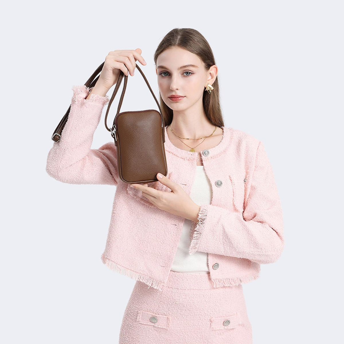Small Crossbody Cell Phone Purse for Women Lightweight Shoulder Wallet Bag with Card Slots - Colors A