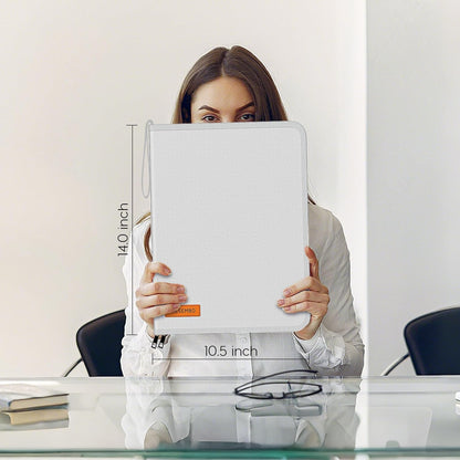 Important Document Organizer Binder, Fireproof Certificate Protector | Waterproof, Birth Certificate Protector, 4 Ring Zipper Binder, Passport Holder, Fireproof Bag