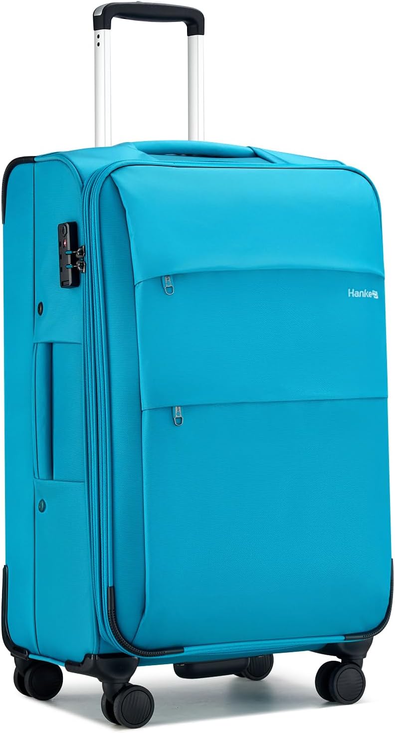 16 Inch Underseat Carry On Luggage with Wheels Small Suitcase Softside Luggage Bags for Travel Lightweight Suitcases with Wheels Travel Luggage Personal Item for Men and Women(Forest Green)
