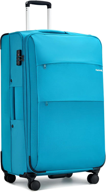 16 Inch Underseat Carry On Luggage with Wheels Small Suitcase Softside Luggage Bags for Travel Lightweight Suitcases with Wheels Travel Luggage Personal Item for Men and Women(Forest Green)