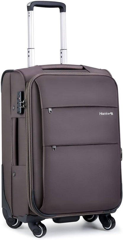 16 Inch Underseat Carry On Luggage with Wheels Small Suitcase Softside Luggage Bags for Travel Lightweight Suitcases with Wheels Travel Luggage Personal Item for Men and Women(Forest Green)