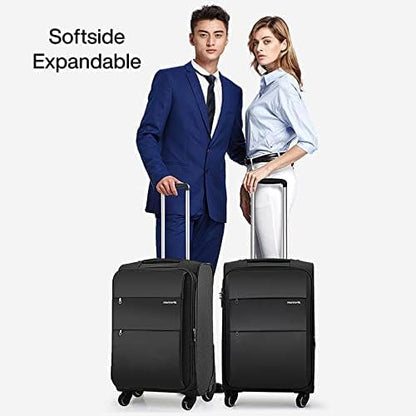 16 Inch Underseat Carry On Luggage with Wheels Small Suitcase Softside Luggage Bags for Travel Lightweight Suitcases with Wheels Travel Luggage Personal Item for Men and Women(Forest Green)
