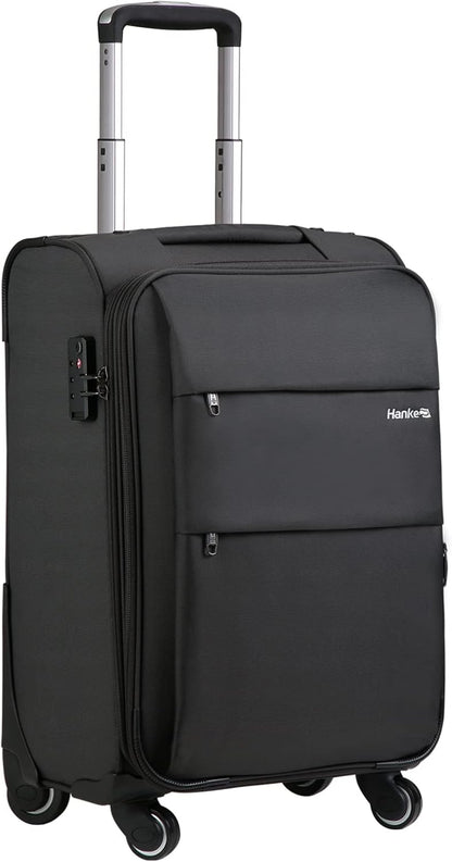 16 Inch Underseat Carry On Luggage with Wheels Small Suitcase Softside Luggage Bags for Travel Lightweight Suitcases with Wheels Travel Luggage Personal Item for Men and Women(Forest Green)