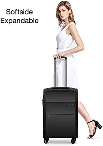 16 Inch Underseat Carry On Luggage with Wheels Small Suitcase Softside Luggage Bags for Travel Lightweight Suitcases with Wheels Travel Luggage Personal Item for Men and Women(Forest Green)