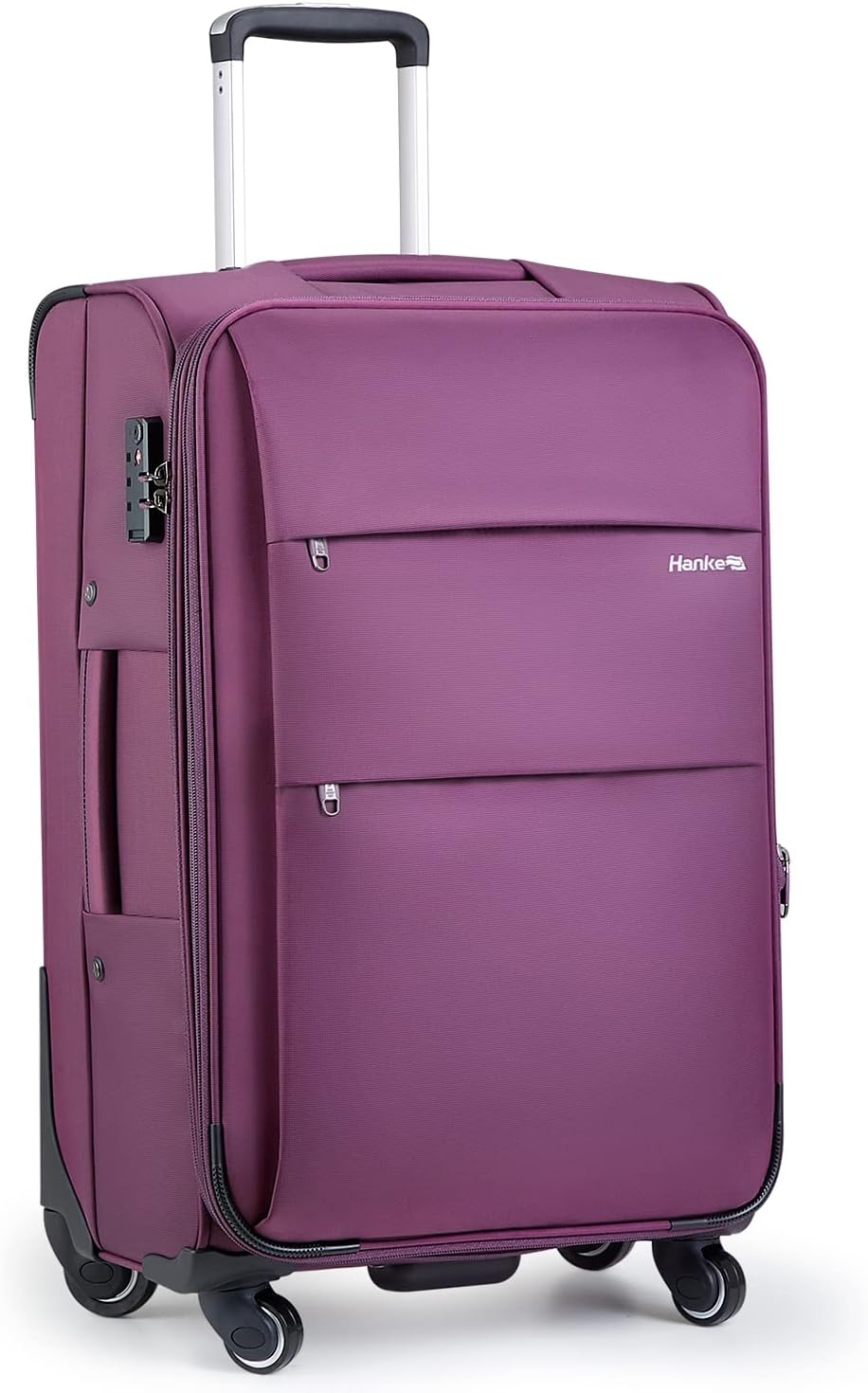 16 Inch Underseat Carry On Luggage with Wheels Small Suitcase Softside Luggage Bags for Travel Lightweight Suitcases with Wheels Travel Luggage Personal Item for Men and Women(Forest Green)