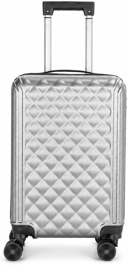 20 Inch Carry On Luggage, Lightweight Hard Shell Rolling Suitcase with Spinner Wheels, Airline Approved Hardside Travel Suitcase with Telescoping Handle (Champagne Beige)