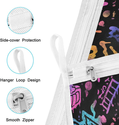 Mesh Laundry Bags Lingerie Bags for Washing Delicates 2 PCS Durable Wash Bag with Zipper Small and Medium Washable Pink Juicy Checkered Cherry - Colors B