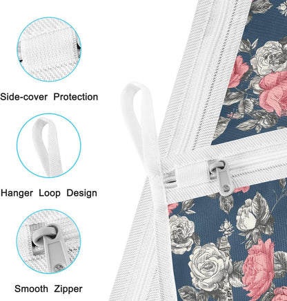 Mesh Laundry Bags Lingerie Bags for Washing Delicates 2 PCS Durable Wash Bag with Zipper Small and Medium Washable Pink Juicy Checkered Cherry - Colors B