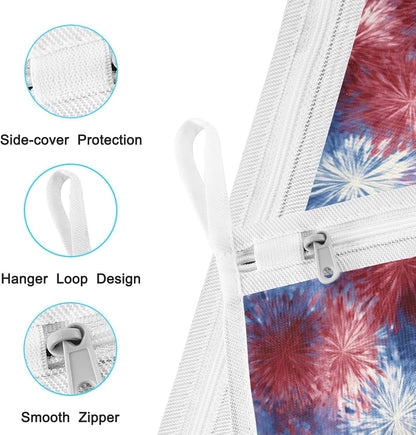 Mesh Laundry Bags Lingerie Bags for Washing Delicates 2 PCS Durable Wash Bag with Zipper Small and Medium Washable Pink Juicy Checkered Cherry - Colors B