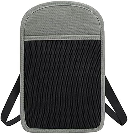 Travel Neck Wallet Pouch Passport Holder Cell Phone Purse Crossbody Bag for iPhone 15 Pro Max 16 14 Plus 13 12 Mini 11, Galaxy S25 Ultra S24 S23 S22 Plus S21 S20 FE Note 20 A16 A15, Pixel 9 8a (Gray)