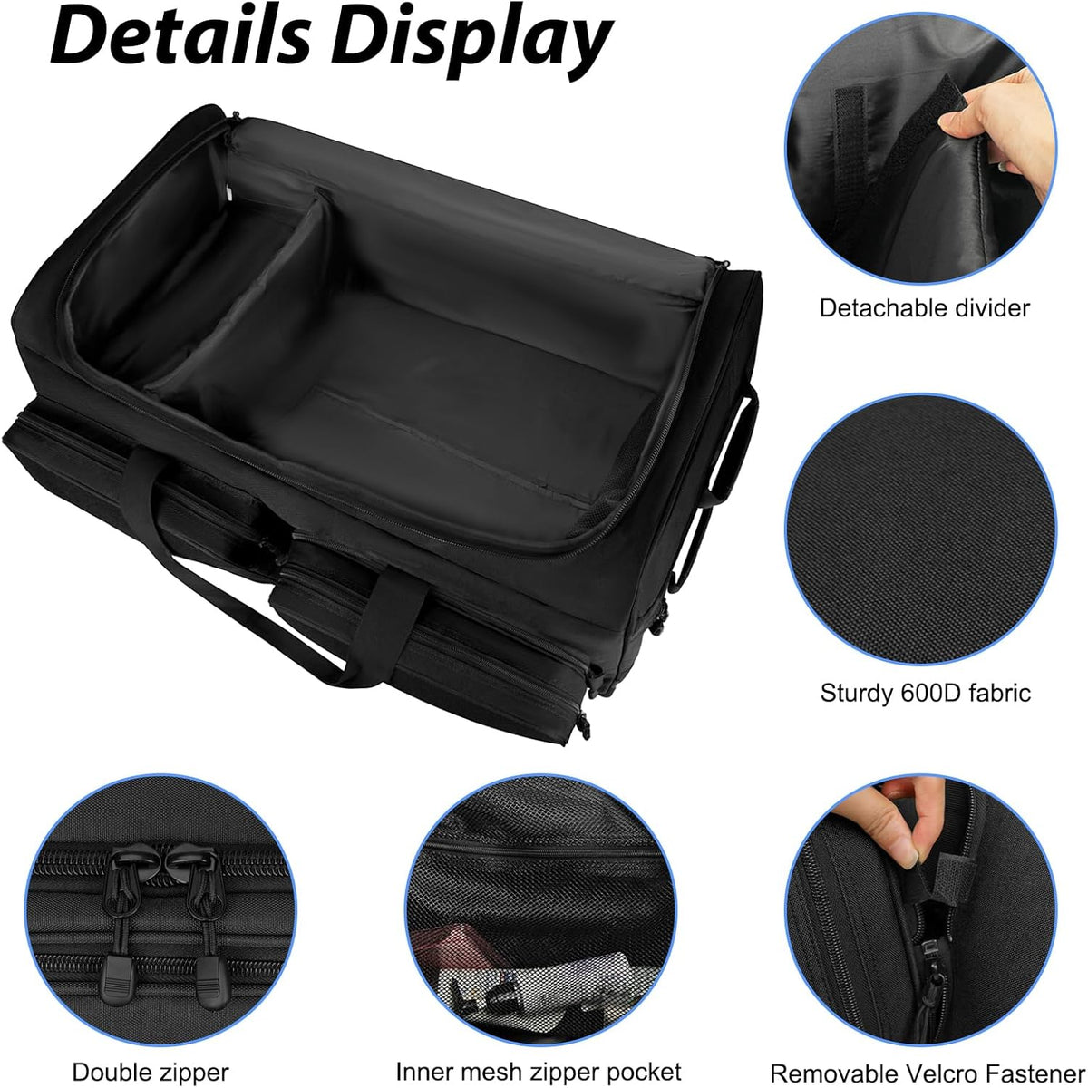 Rolling Duffle Bag with Wheels,120L Large Deployment Bag,Waterproof Military Duffle Bags for Tactical Military Deployment Camping