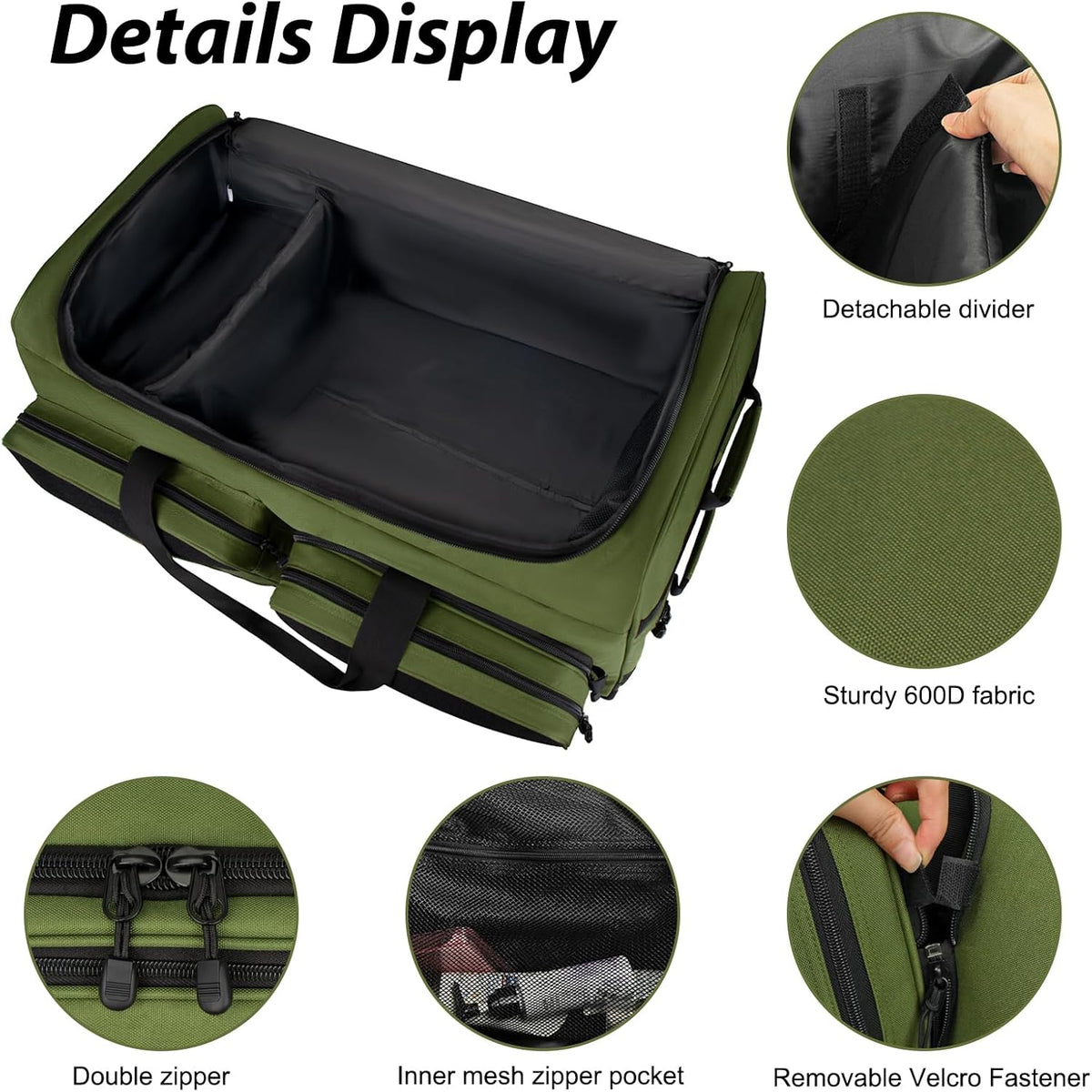 Rolling Duffle Bag with Wheels,120L Large Deployment Bag,Waterproof Military Duffle Bags for Tactical Military Deployment Camping
