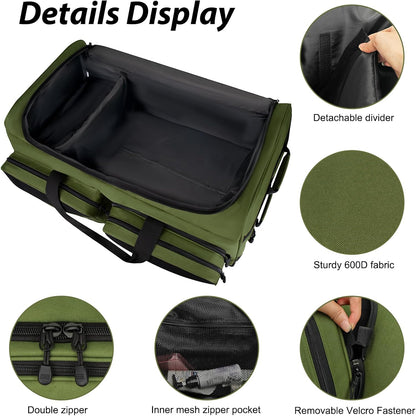 Rolling Duffle Bag with Wheels,120L Large Deployment Bag,Waterproof Military Duffle Bags for Tactical Military Deployment Camping