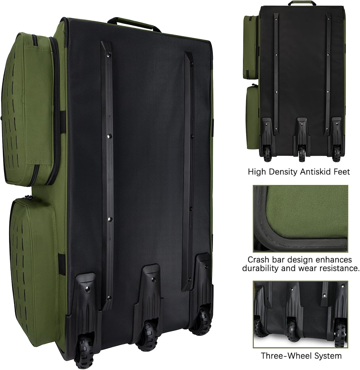 Rolling Duffle Bag with Wheels,120L Large Deployment Bag,Waterproof Military Duffle Bags for Tactical Military Deployment Camping