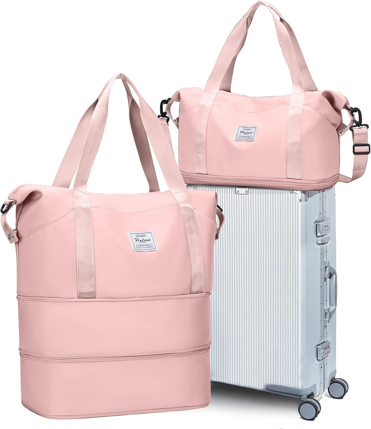 Travel Duffel Bag, Sports Tote Gym Bag, Shoulder Weekender Overnight Bag for Women - Colors A