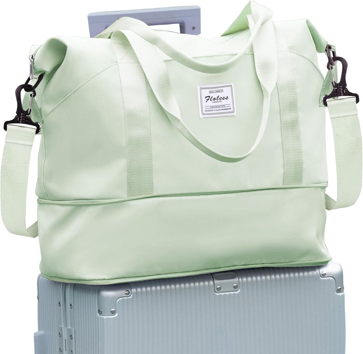 Travel Duffel Bag, Sports Tote Gym Bag, Shoulder Weekender Overnight Bag for Women - Colors A