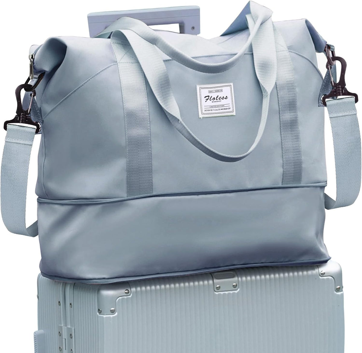 Travel Duffel Bag, Sports Tote Gym Bag, Shoulder Weekender Overnight Bag for Women - Colors A