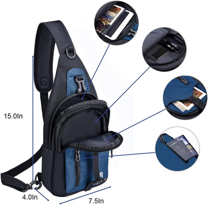14 Colors Lightweight Sling Backpack Sling Bag Travel Hiking Small Backpack for Women Men Gifts | Lightweight