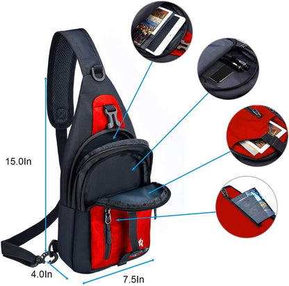 14 Colors Lightweight Sling Backpack Sling Bag Travel Hiking Small Backpack for Women Men Gifts | Lightweight