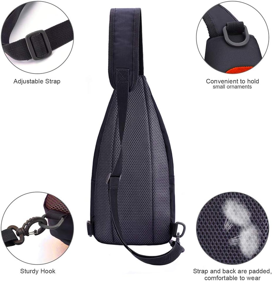 14 Colors Lightweight Sling Backpack Sling Bag Travel Hiking Small Backpack for Women Men Gifts | Lightweight